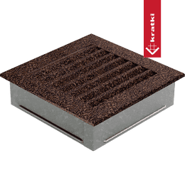 Kratka wentylacyjna kominkowa FRESH 17x17 miedziana