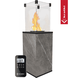 Ogrzewacz tarasowy Patio Mini spiek Natu Pietra Grey sterowanie automatyczne 8,2 kW