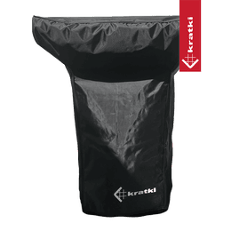QUADRUM / BBQ / V-afdekking zwart (wit logo)