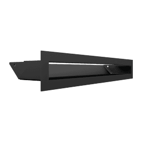 Kratka wentylacyjna kominkowa LUFT 6x40 czarna