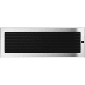 Vent Cover 17x49 nickel - plated with blinds