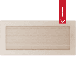 Vent Cover 17x37 cream with blinds