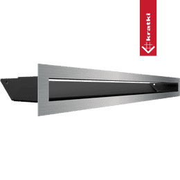 Lüftungsgitter LUFT 6x80 Edelstahl Slim