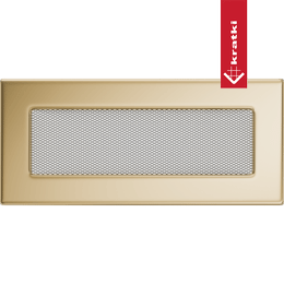 Ventilasjonsdeksel 11x24 gull - belagt