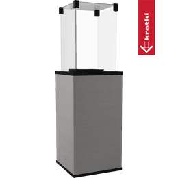 Terrassenheizer Patio Mini Quarzsinter Filo Argento manuelle Steuerung 8,2kW