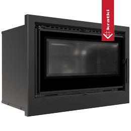 Takkakasetti KRATKI ARKE 70 8 kW Ø 150 musta thermotec