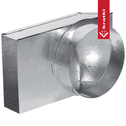 Kanaal - pijpadapter Ø 125