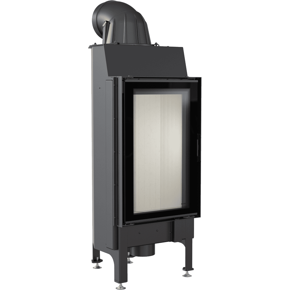 Steel fireplace KRATKI NADIA 9 kW Ø 200