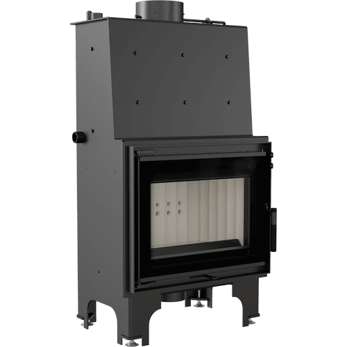 Water heating fireplace AQUARIO M 12 kW Ø 180 Double glass