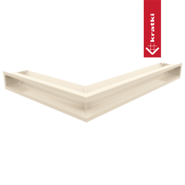 Capac aerisire LUFT colt dreapta 54,7x76,6x9 crem