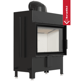 Acél kandalló KRATKI LUCY 14 kW Ø 200