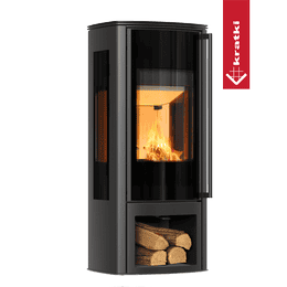Freestanding stove KOZA AB ENYO R VIEW RECESS