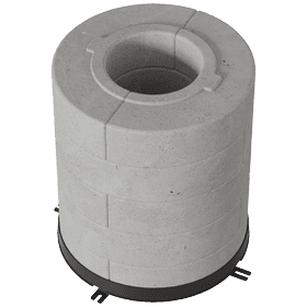 Zestaw krążków akumulacyjnych betonowych 10 szt. 5 warstw do pieców REN/L