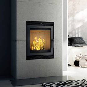 Steel fireplace BLANKA 8 kW Ø 160