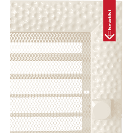 Lüftungsgitter VENUS 22x37 Creme Jalousie