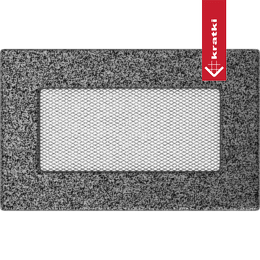 Rejilla de ventilación 11x17 negro y plata