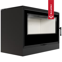 Socle De Protection Acier Pour Poêle Kratki MODÈLE 6 - 80x100 Cm, Noir