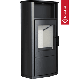Poêle à bois en acier KRATKI EPSILON Ø 150 8 kW