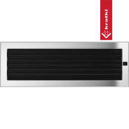 Rejilla de ventilación 17x49 niquelado con persianas
