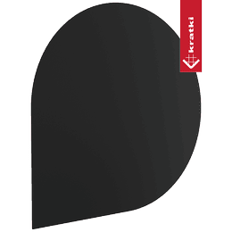 Stahlsockel für freistehenden Ofen MODELL 1 100x100 cm schwarz