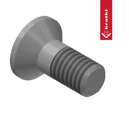 Sruba imbus z łbem stozkowym M5x12 DIN 7991 kl. 10.9 jm 100 szt.