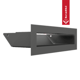 Ventilasjonsdeksel LUFT 6x20 grafitt Slim