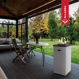 Încălzitor pe gaz Patio Slim Steel White manual 8,2 kW