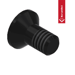 Śruba imbus z łbem stozkowym M4x8 DIN 7991 kl. 10.9 jm 100 szt.
