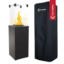 DUJINIS ŠILDYTUVAS PATIO SLIM BLACK 8,2 KW KOMPLEKCIJA