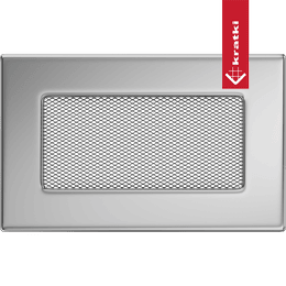 Ventilasjonsdeksel 11x17 nikkel - belagt