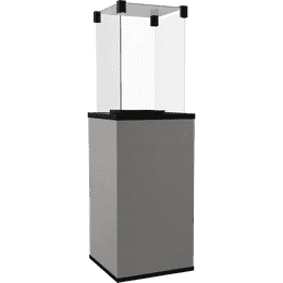 Plinski grelec Patio Mini Quartz Sintrana Osnovna plošča Filo Argento ročni 8,2 kW