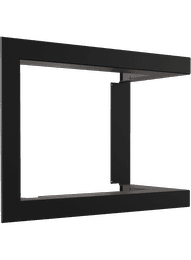 Tērauda rāmis tērauda kamīnam SIMPLE 6 kW pa labi