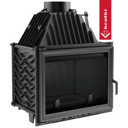 Litinový krb na dřevo KRATKI ZUZIA 700 15 kW Ø 200