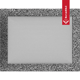 Griglia di Aerazione 22x30 nero e argento