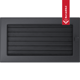Capac aerisire 17x30 grafit cu jaluzele