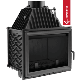 Litinový krb na dřevo KRATKI ZUZIA 15 kW Ø 180