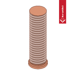 Kołek do zgrzewania kondensatorowego, miedziowany M8 x 30 jm 100 szt.