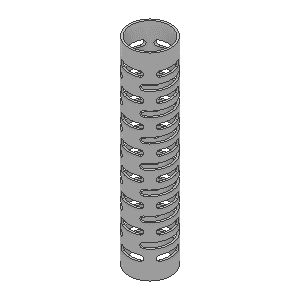 Rękojeść perforowana 104mm, FI22