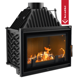Ketaus židinys KRATKI OLIWIA DECO 16 kW Ø 200