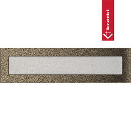 Capac aerisire 11x42 negru și auriu