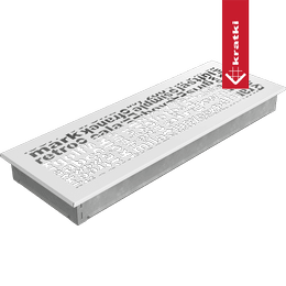 Capac aerisire ABC 17x49 alb