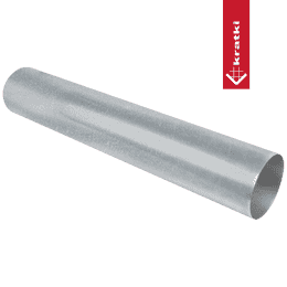 Gaine ronde en acier galvanisé 1m Ø125