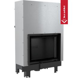 Vodeni kamin KRATKI MBA 17 kW Ø 200 podizna crna thermotec obloga