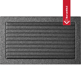 Vent Cover 22x37 zwart en zilver met blinds