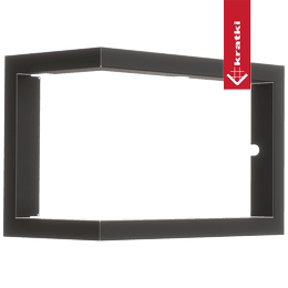 Cadre pour insert de cheminée KRATKI ZIBI ECO angle gauche droit largeur 60