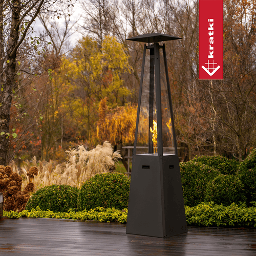 gas patio heater umbrella SUNHEAT Round Black Portable Propane or anywhere in your backyard Infrared Umbrella Patio Heater at