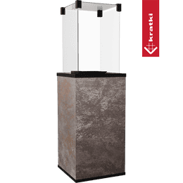 Patio Mini a Gas de cuarzo sinterizado Oxide Nero controllo automatico 8,2 kW