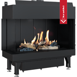 Gázkandalló KRATKI LEO 70 bal oldali propán ∅ 100/150 4,8 kW