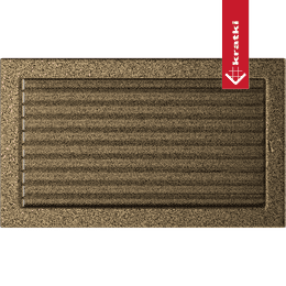 Vent Cover 22x37 black and gold with blinds