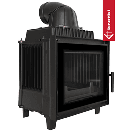 Kamin od lijevanog željeza KRATKI FRANEK DECO 10 kW Ø 180